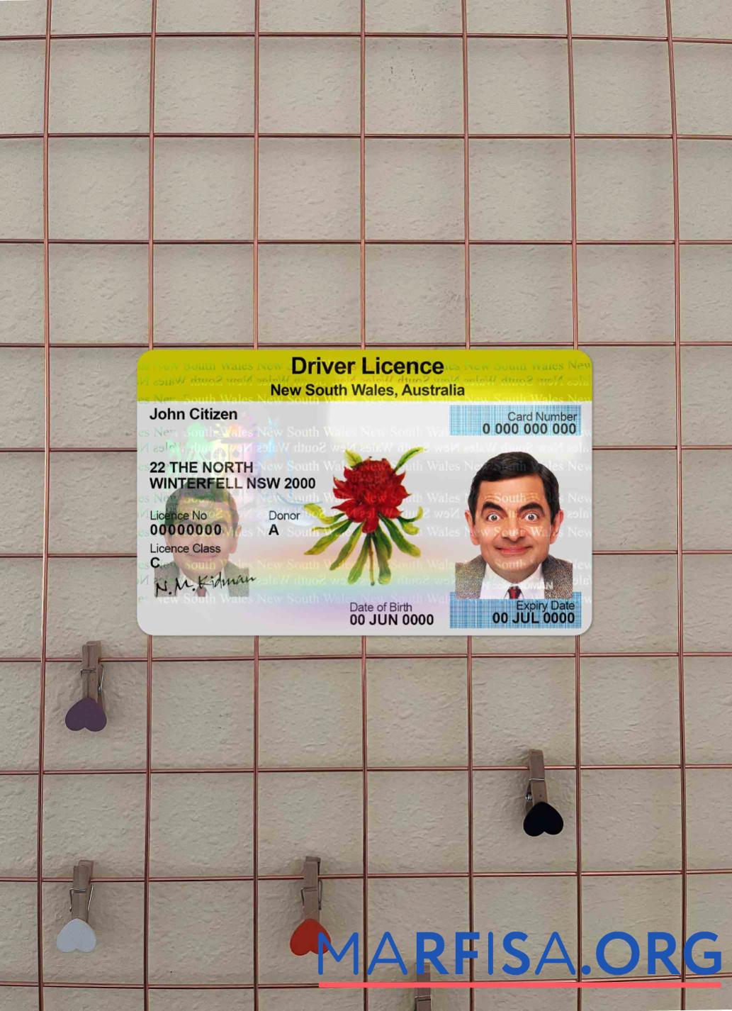 Downloadable Australia New South Wales DL photolook real example